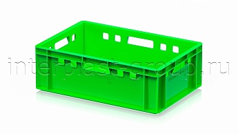 Ящик для мяса и колбасных изделий Е-2 светло-зеленый в Мурманске Ящик для мяса и колбасных изделий Е-2 светло-зеленый в Мурманске