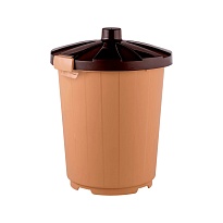 Мусорный бак с крышкой 105 л бежевый 105 бежевый в Мурманске Мусорный бак с крышкой 105 л бежевый 105 бежевый в Мурманске