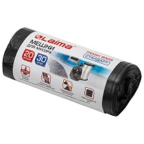 Мешки для мусора 20 л, черные, в рулоне 30 шт., ПНД, 8 мкм, 500х450 мм, LAIMA, 601376 в Мурманске Мешки для мусора 20 л, черные, в рулоне 30 шт., ПНД, 8 мкм, 500х450 мм, LAIMA, 601376 в Мурманске