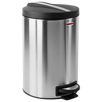 Ведро-контейнер для мусора (урна) с педалью LAIMA Modern, 12 л, матовое, нержавеющая сталь, со съемным внутренним ведром в Мурманске