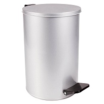 Ведро для мусора с педалью, усиленное, Титан, 10 л, серое, оцинкованная сталь в Мурманске Ведро для мусора с педалью, усиленное, Титан, 10 л, серое, оцинкованная сталь в Мурманске