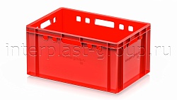 Ящик для мяса и колбасных изделий Е-3 красный