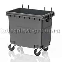 Мусорный контейнер 770 л серый без крышки 770 серый в Мурманске Мусорный контейнер 770 л серый без крышки 770 серый в Мурманске