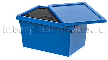 Изотермический контейнер KV 6432 в сборе с крышкой голубой в Мурманске Изотермический контейнер KV 6432 в сборе с крышкой голубой в Мурманске