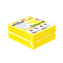 Мешки для мусора 160 л, желтые, в пачке 10 шт., ПВД, 40 мкм, 900х1100 мм, i-Bag в Мурманске